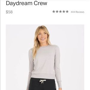 Vuori Daydream Crew Women’s M Light Heather Grey